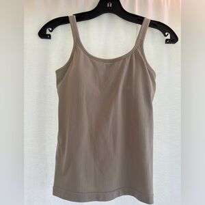 Renew Seamless Thin Strap Built-In Bra Tank in Abalone